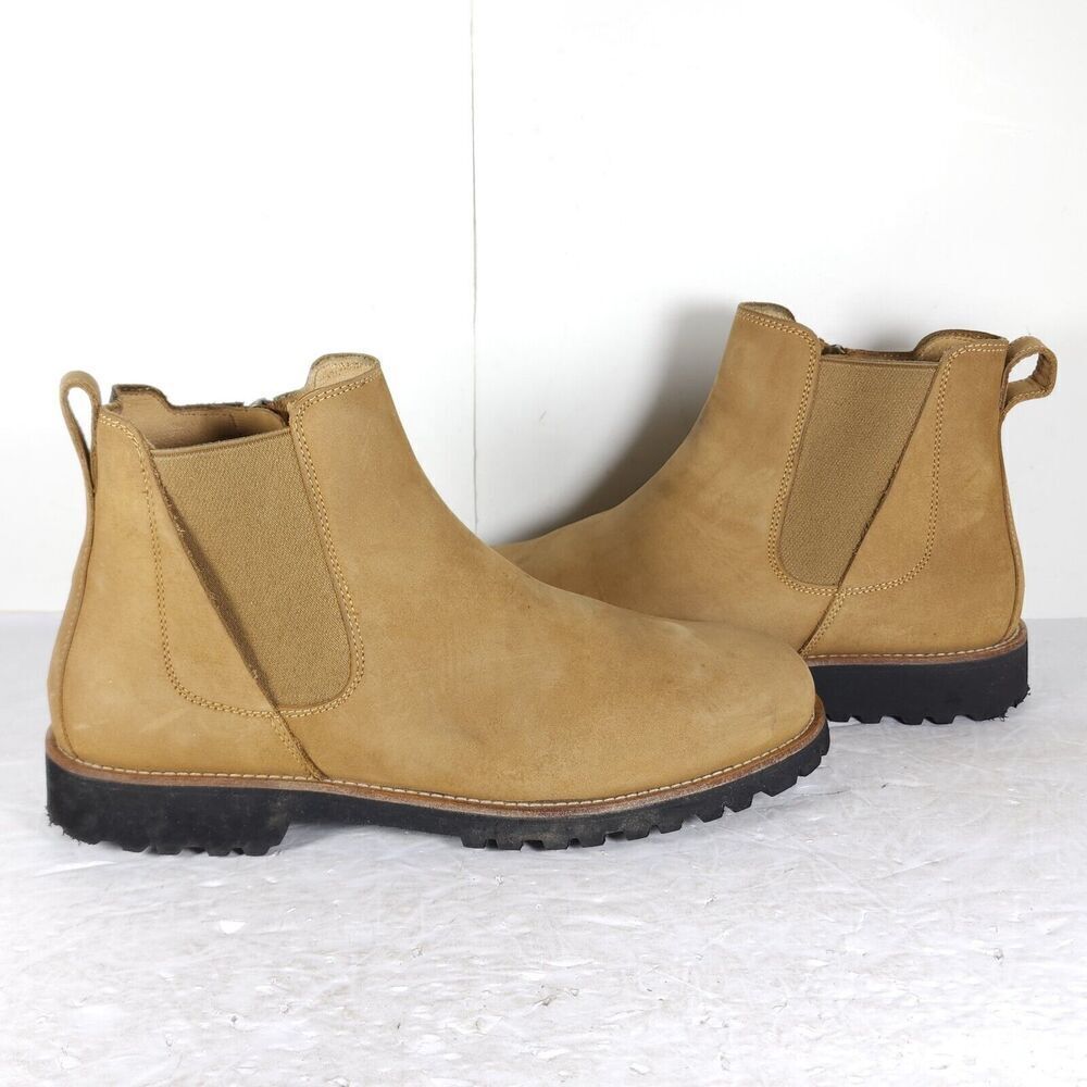 Samuel Hubbard Women's US 9,5 Ginger Nubuck Leather Pull On Ankle Chelsea Boots - Picture 7 of 16